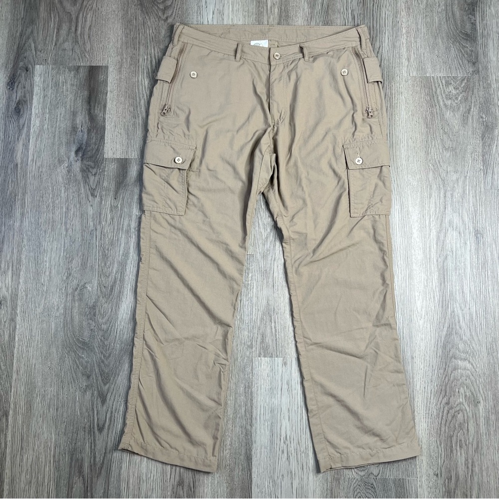Clothing Arts‎ Pants Mens 36x30 Khaki Tan P Cubed Pick Pocket Proof Travel Cargo